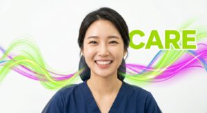 보철 치료 후 건강하고 심미적인 미소를 되찾은 환자의 모습